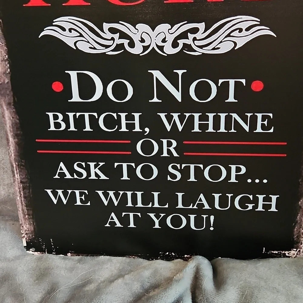 Tattoos Hurt Decorative Sign 12x16